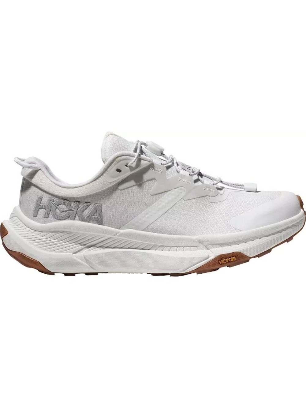 Hoka One One Transport White Trail Running Shoe's Women's Size 9.5B 1123154/WWH